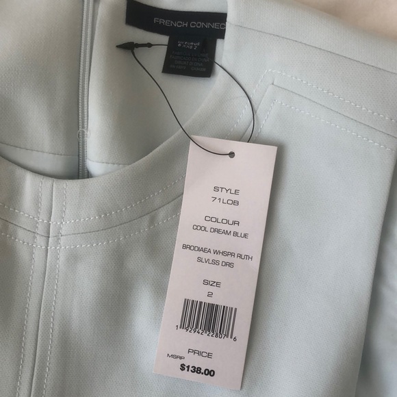 French Connection Light Blue Dress - Picture 5 of 6